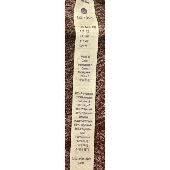 CRZ Yoga Long Sleeve Top Size Medium - Picture 4 of 4